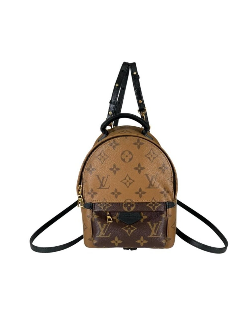 Louis Vuitton Monogram Reverse Mini Palm Springs Backpack Brown - Picture 2 of 15